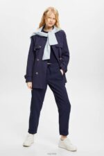 Esprit Jogger style trousers Women Navy Joggers P0D0X26 - Image 2
