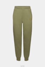 Esprit Joggers with logo print Men Olive Joggers P0D0X666 - Image 5