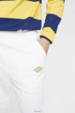 Esprit Joggers with logo print Men White Joggers P0D0X664 - Image 3