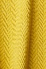 Esprit Jumper with herringbone pattern Men Dusty Yellow Sweaters P0D0X830 - Image 4