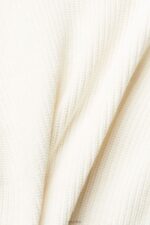 Esprit Knit hooded jumper Women Off White Sweaters P0D0X563 - Image 4
