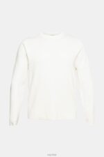 Esprit Knit jumper Men Off White Sweaters P0D0X839 - Image 5