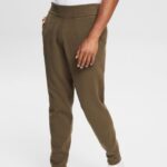 Esprit Knit tracksuit bottoms Men Khaki Green Trousers & Pants P0D0X908