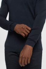 Esprit Knitted wool sweater Men Black Sweaters P0D0X903 - Image 3