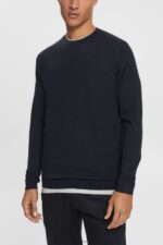 Esprit Knitted wool sweater Men Navy Sweaters P0D0X904