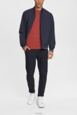 Esprit Knitted wool sweater Men Terracotta Sweaters P0D0X906 - Image 2
