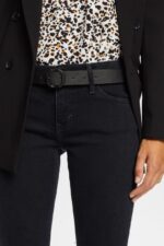 Esprit Leather Belt Women Black Accessories P0D0X19 - Image 2