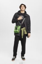 Esprit Lightweight rain jacket with hood Men Black Jackets P0D0X764 - Image 2