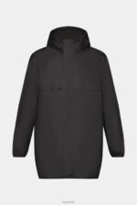 Esprit Lightweight rain jacket with hood Men Black Jackets P0D0X764 - Image 5