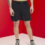 Esprit Lightweight washed shorts Men Black Shorts P0D0X757