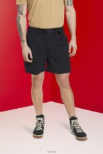 Esprit Lightweight washed shorts Men Black Shorts P0D0X757