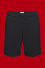 Esprit Lightweight washed shorts Men Black Shorts P0D0X757 - Image 5