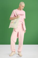 Esprit Logo Canvas Tote Bag Men Ice Accessories P0D0X41 - Image 3