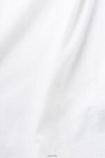 Esprit Logo print cotton t-shirt Men White T-Shirts P0D0X624 - Image 4