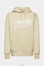 Esprit Logo print hoodie Women Beige Sweatshirts & Hoodies P0D0X169 - Image 5