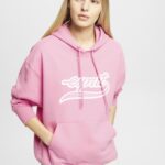Esprit Logo print hoodie Women Pink Sweatshirts & Hoodies P0D0X172