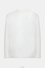 Esprit Logo print jersey t-shirt Men White T-Shirts P0D0X864 - Image 5
