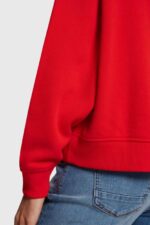 Esprit Logo print sweatshirt Women Red Sweatshirts & Hoodies P0D0X465 - Image 3