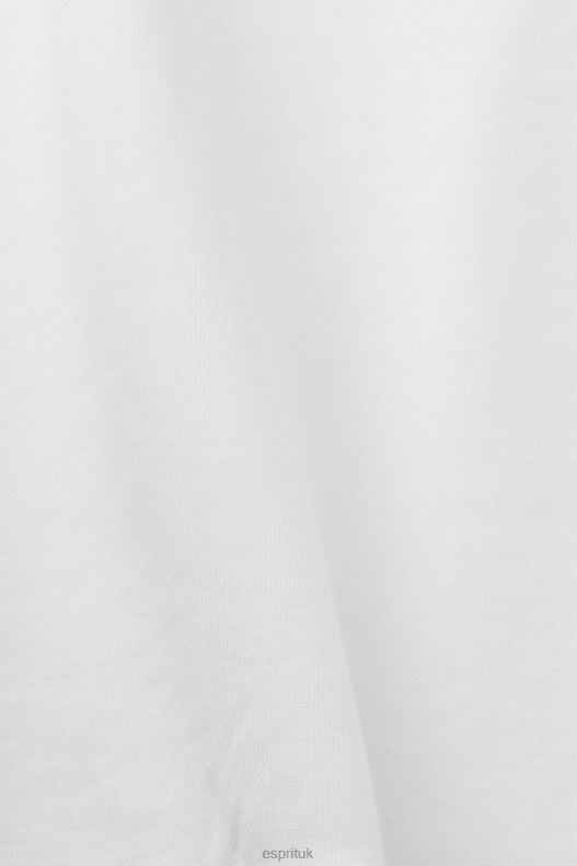 Esprit Logo sweatshirt, 100% organic cotton Men Off White Sweatshirts & Hoodies P0D0X580 - Image 4