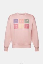 Esprit Logo sweatshirt, 100% organic cotton Men Old Pink Sweatshirts & Hoodies P0D0X582 - Image 5