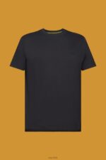 Esprit Logo T-shirt, 100% cotton Men Black T-Shirts P0D0X668 - Image 5