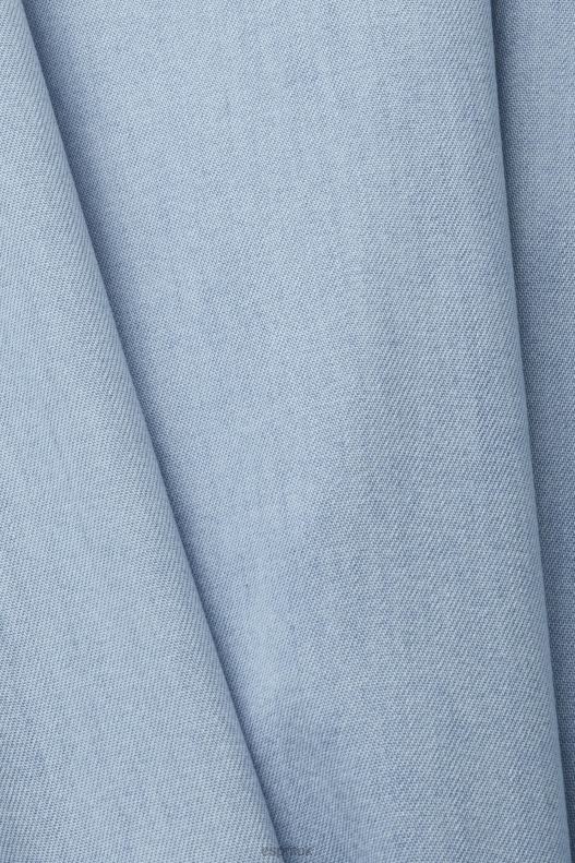 Esprit Long jumpsuit in a denim look, TENCEL Women Blue Light Wash Suit P0D0X92 - Image 4
