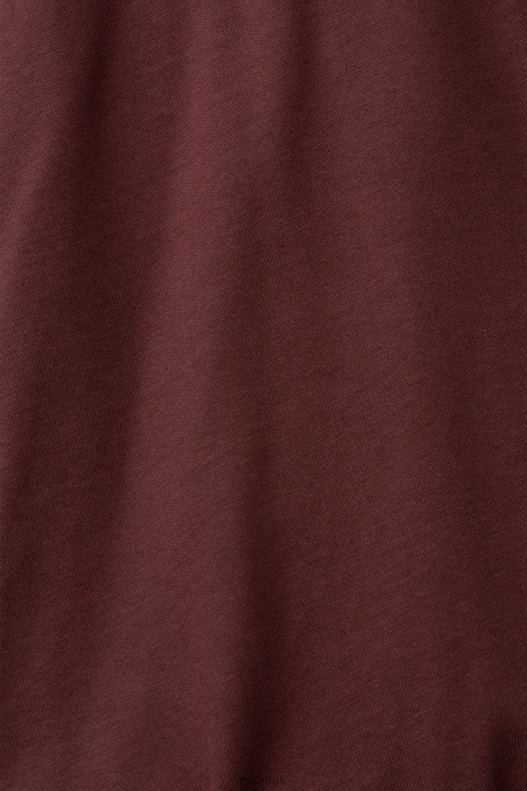 Esprit Long sleeve polo shirt Men Bordeaux Red Polos P0D0X821 - Image 4