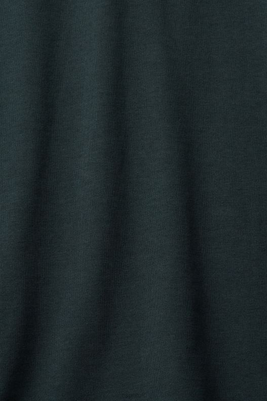 Esprit Long sleeve polo shirt Men Dark Teal Green Polos P0D0X820 - Image 4