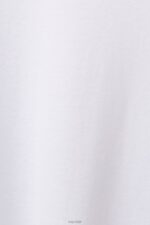 Esprit Long sleeve top with a scalloped neck Women White Long Sleeve P0D0X32 - Image 4