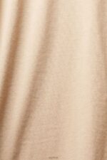 Esprit Long-sleeved t-shirt with logo Women Sand T-Shirts P0D0X461 - Image 4