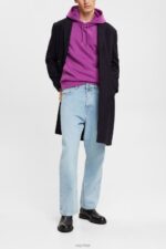 Esprit Loose fit jeans of sustainable cotton Men Blue Bleached Denim P0D0X848 - Image 2