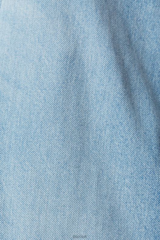 Esprit Loose fit jeans of sustainable cotton Men Blue Bleached Denim P0D0X848 - Image 4