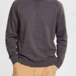Esprit Made of recycled material: sweatshirt Men Dark Grey Sweatshirts & Hoodies P0D0X942