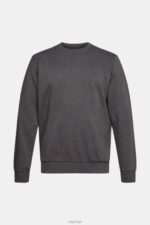 Esprit Made of recycled material: sweatshirt Men Dark Grey Sweatshirts & Hoodies P0D0X942 - Image 5