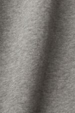 Esprit Melange hoodie with small logo print Men Medium Grey Sweatshirts & Hoodies P0D0X826 - Image 4