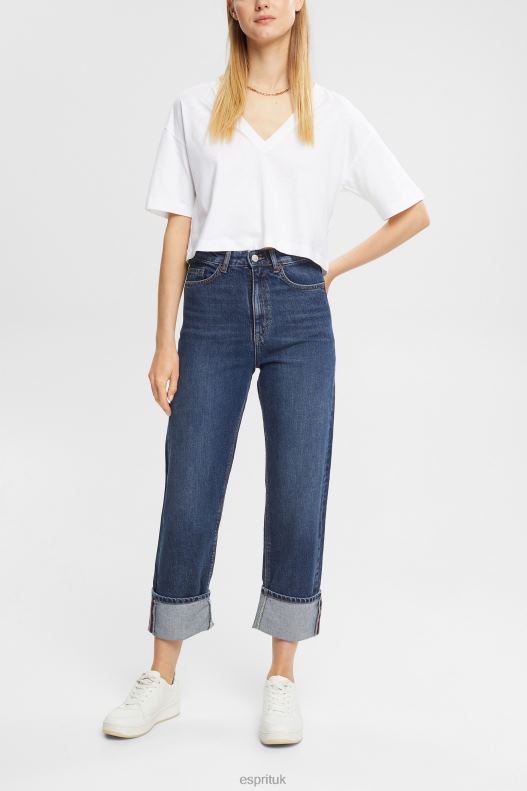Esprit Mid-rise relaxed fit jeans Women Blue Medium Wash Denim P0D0X325 - Image 2