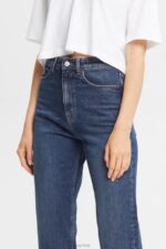 Esprit Mid-rise relaxed fit jeans Women Blue Medium Wash Denim P0D0X325 - Image 3