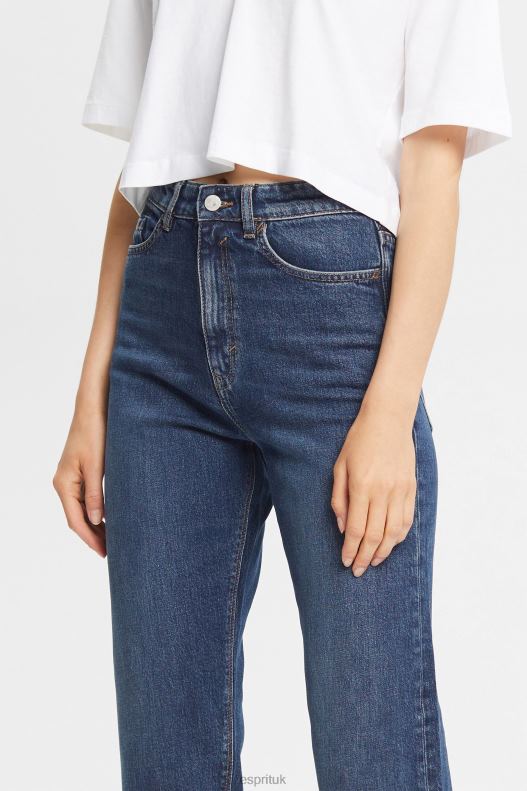 Esprit Mid-rise relaxed fit jeans Women Blue Medium Wash Denim P0D0X325 - Image 3