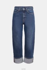 Esprit Mid-rise relaxed fit jeans Women Blue Medium Wash Denim P0D0X325 - Image 5