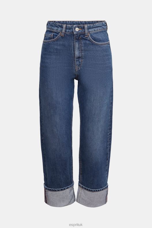 Esprit Mid-rise relaxed fit jeans Women Blue Medium Wash Denim P0D0X325 - Image 5