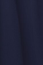 Esprit Midi dress with a fixed tie belt Women Navy Dresses P0D0X231 - Image 4