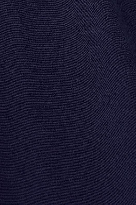 Esprit Mini dress with a smocked waist Women Navy Dresses P0D0X228 - Image 4