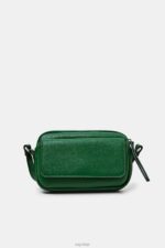 Esprit Mini Faux Leather Shoulder Bag Women Dark Green Accessories P0D0X3