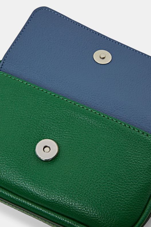 Esprit Mini Faux Leather Shoulder Bag Women Dark Green Accessories P0D0X3 - Image 3