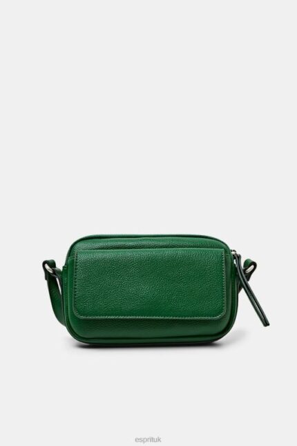 Esprit Mini Faux Leather Shoulder Bag Women Dark Green Accessories P0D0X3