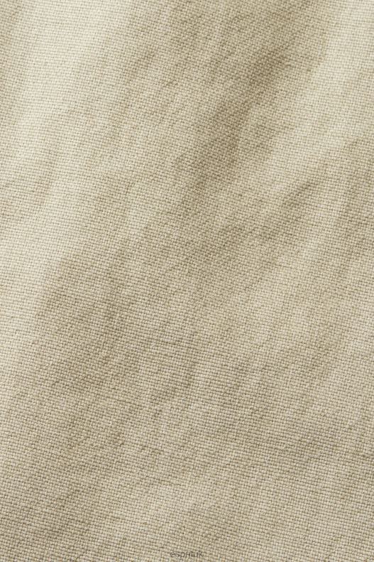 Esprit Mixed fabric cargo trousers with TENCEL Women Dusty Green Trousers & Pants P0D0X265 - Image 4