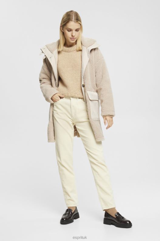 Esprit Mom fit cord trousers Women Ice Trousers & Pants P0D0X252 - Image 2