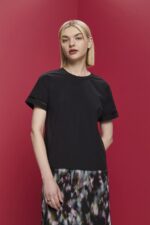 Esprit Open-back blouse, TENCEL Women Black Blouses P0D0X200