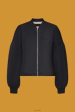 Esprit Oversized bomber jacket Women Black Jackets P0D0X213 - Image 5