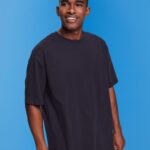 Esprit Oversized jersey T-shirt Men Navy T-Shirts P0D0X843